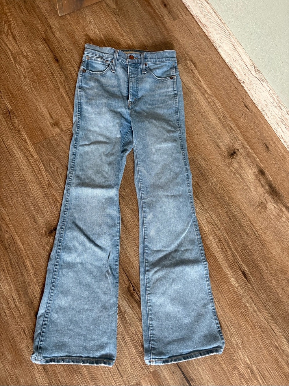 Madewell Light Blue Flared Jeans